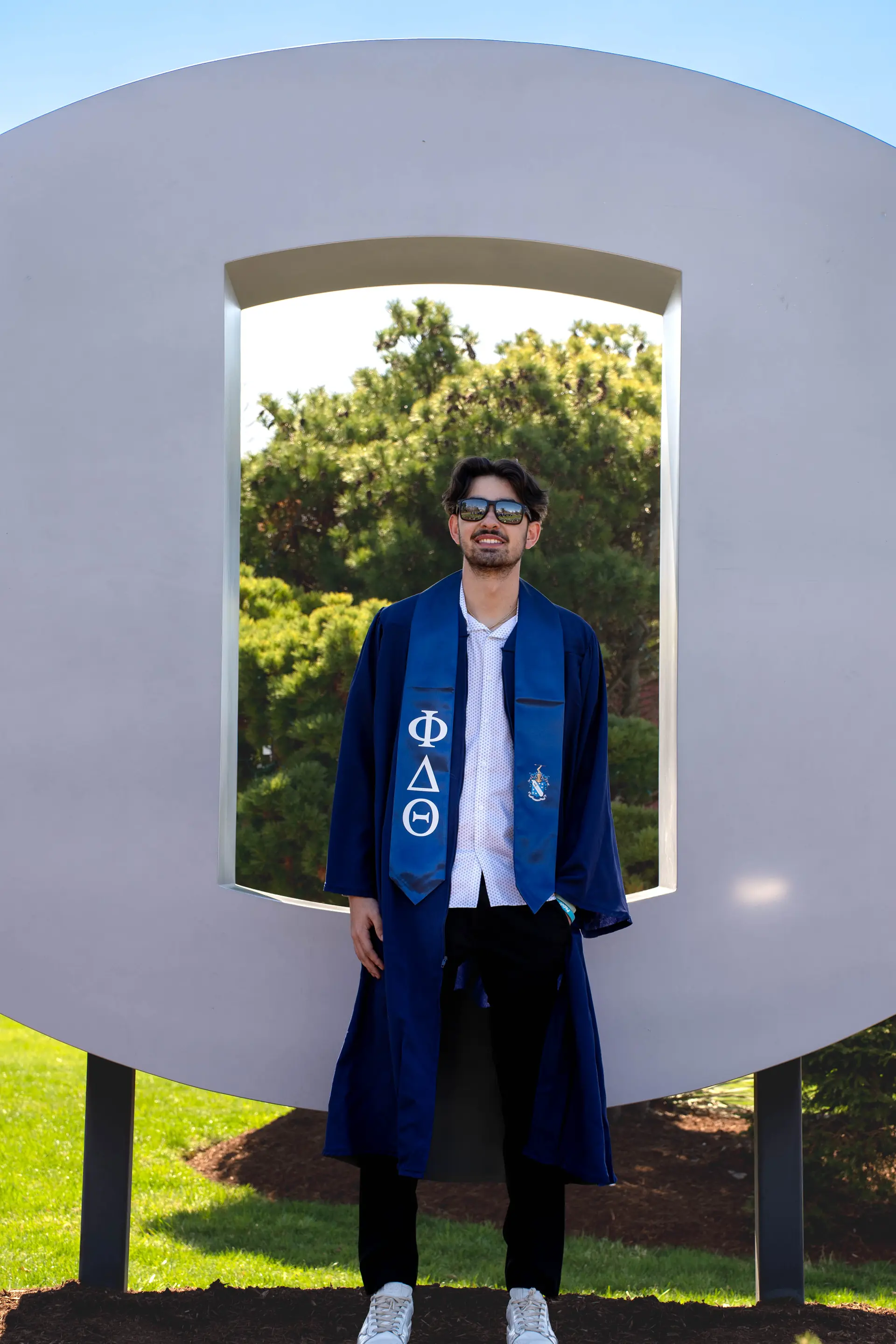 Vinny Rappoccio in graduation regalia